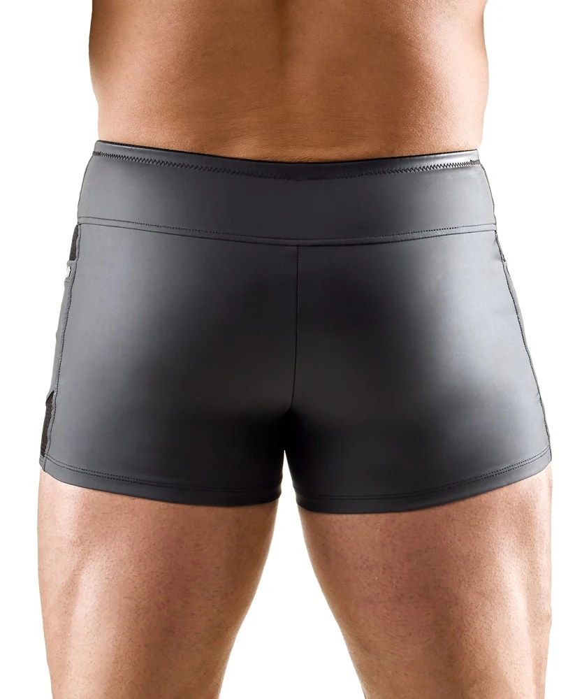 Herren Pants, Svenjoyment Mattlook Pants mit Netz-Einsätzen, Reißverschluss im Beutel und Taschen für markanten maskulinen Style