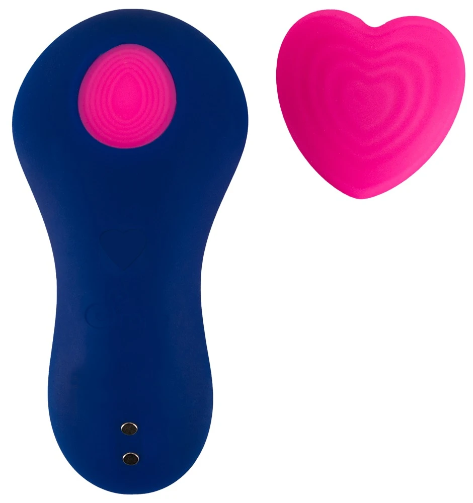 Smile RC Panty Vibrator Heart, Sweet Smile RC Panty Vibrator Heart – Stylischer Mini-Vibrator mit Herz-Magnet, 9 intensiven Vibrationsmodi und Fernbedienung für heimliche Lustmomente im Slip
