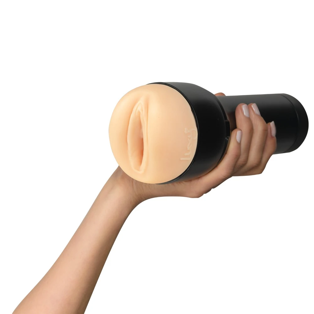 Feel Luxy Dutch, Luxy Dutch Masturbator mit realistischer Vagina-Form, Softmaterial Sleeve, Autogramm und diskretem Gehäuse für intensive Stimulation