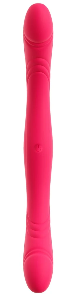 CC Double vibrator, Double Vibrator Coup!es Choice beidseitig nutzbar mit 2 Motoren 9 Vibrationsmodi flexibel soft Silikon für Partner:innen