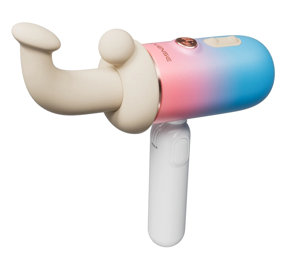 Spinel Multifunctional Vibrato, Spinel App-gesteuerter Stoßvibrator mit Vibration und Wärme, leisem Powermotor, 5-teiligem Zubehör, Dildos, Klitoris-Stimulator, Griff und Saugfuß im kompakten Reiseformat