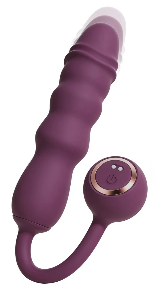 Javida Vibratung+Thrusting Bul, Javida Vibro-Ei mit Stoßfunktion – Aufreizender Bullet Vibrator mit 2 leistungsstarken Motoren, 10 Vibrations- und Stoßmodi für intensiven Lustgenuss