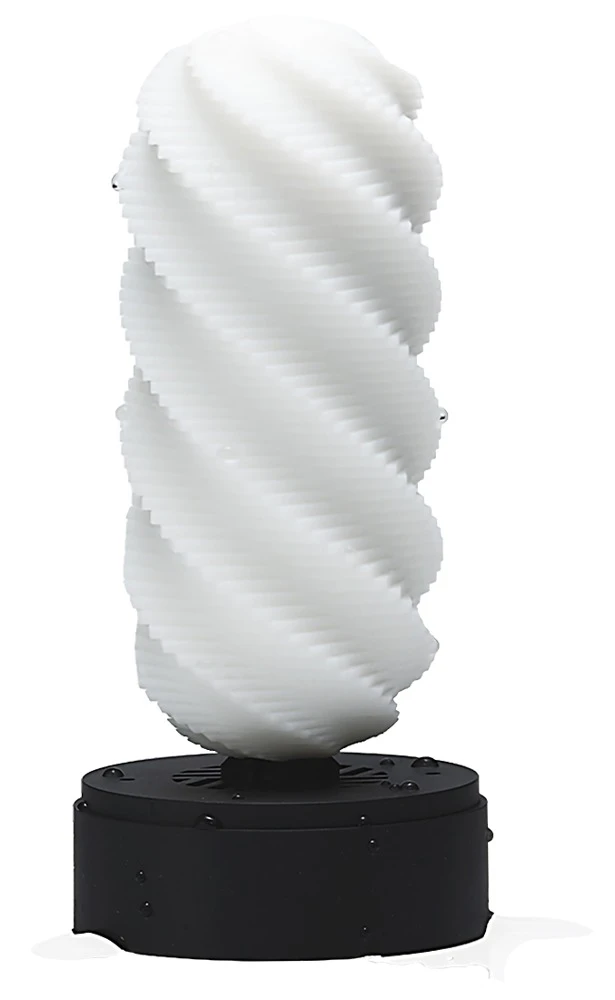 Tenga 3Dx SPIRAL, TENGA 3Dx SPIRAL Masturbator Wiederverwendbar 3D Reliefstruktur Softmaterial Intensiv Massagerillen inkl. Gleitgel
