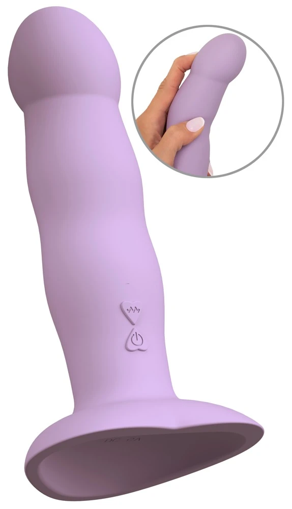 Heart Guy Purple Vibrator, Vibrator Heart Guy Purple: Kräftige Vibrationen, herzförmiger Saugfuß und aufregende Stimulation für intensiven Spaß!
