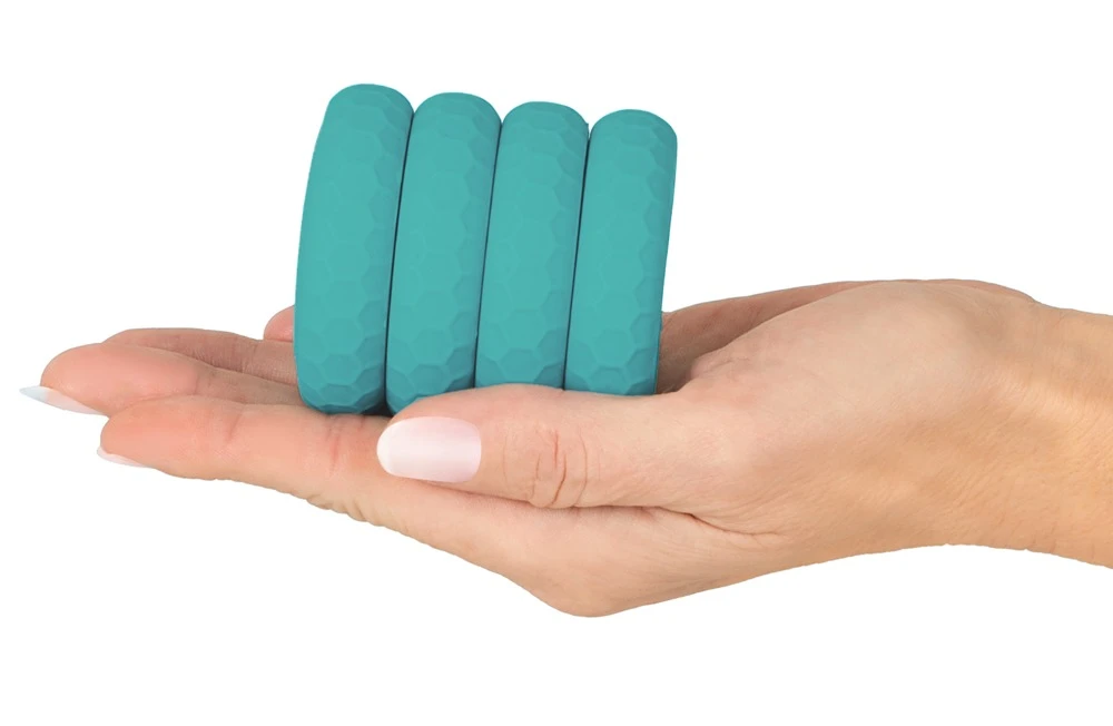 3in1 Cock and Ball Ring Set, You2Toys 3-in-1 Cock & Ball Ring Set 4-teilig aus Silikon flexibel als Penisring, Hodenring & Ballstretcher