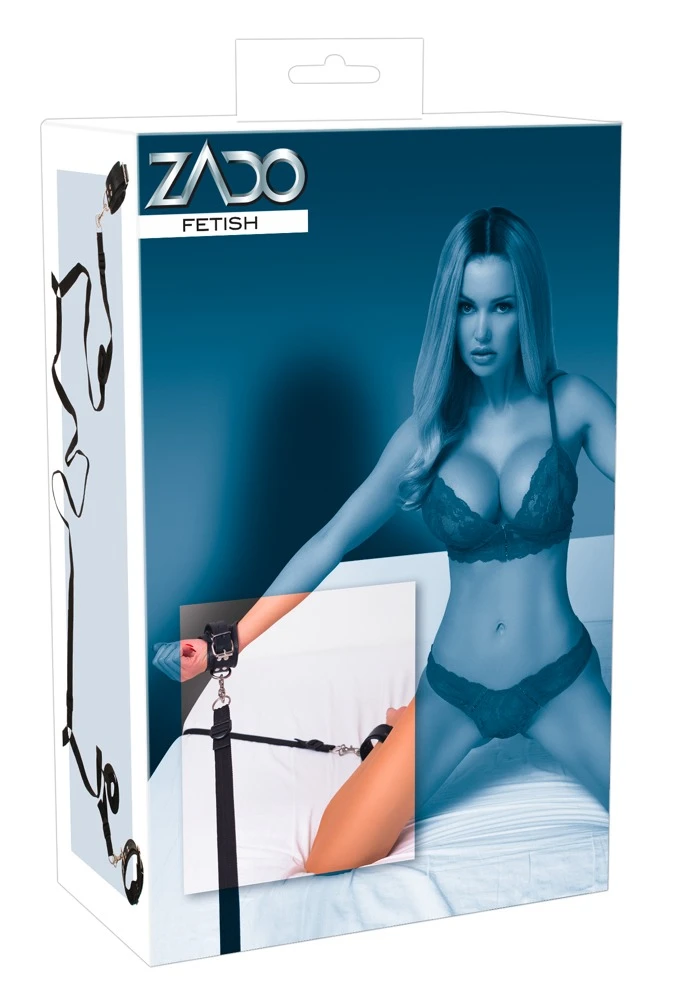 Bettfessel-Set von ZADO. Das H-Gurtsystem aus verstellbaren, reißfesten Webriemen passt unter jede Matratze.