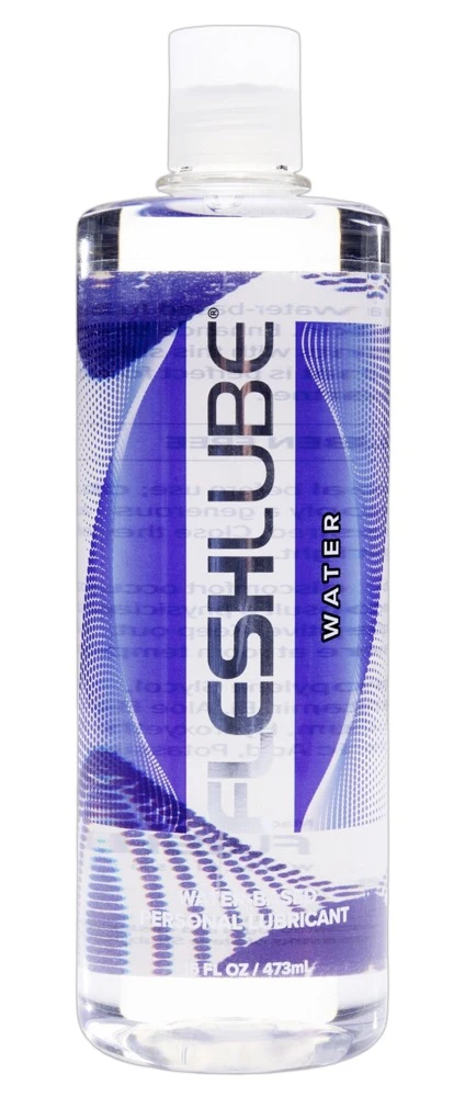Fleshlube Water 500 ml, Fleshlight FleshLube Water Gleitmittel auf Wasserbasis für heiße, intensive Momente, extra feucht, hautfreundlich, hypoallergen, parabenfrei und dermatologisch getestet für maximalen Genuss