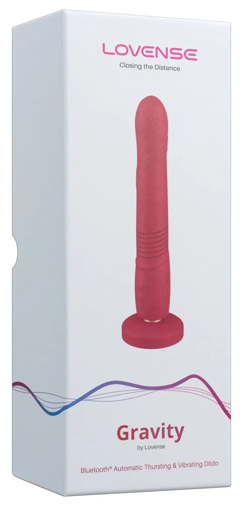 Gravity, Lovense Gravity Stoßvibrator mit 140 Stößen/Min, starker Vibro-Power & Saugfuß für intensives Spiel