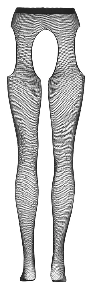 Cottelli Glamouröse Netz-Strumpfhose: Glitzernder Auftritt mit verführerischen Cut-outs
