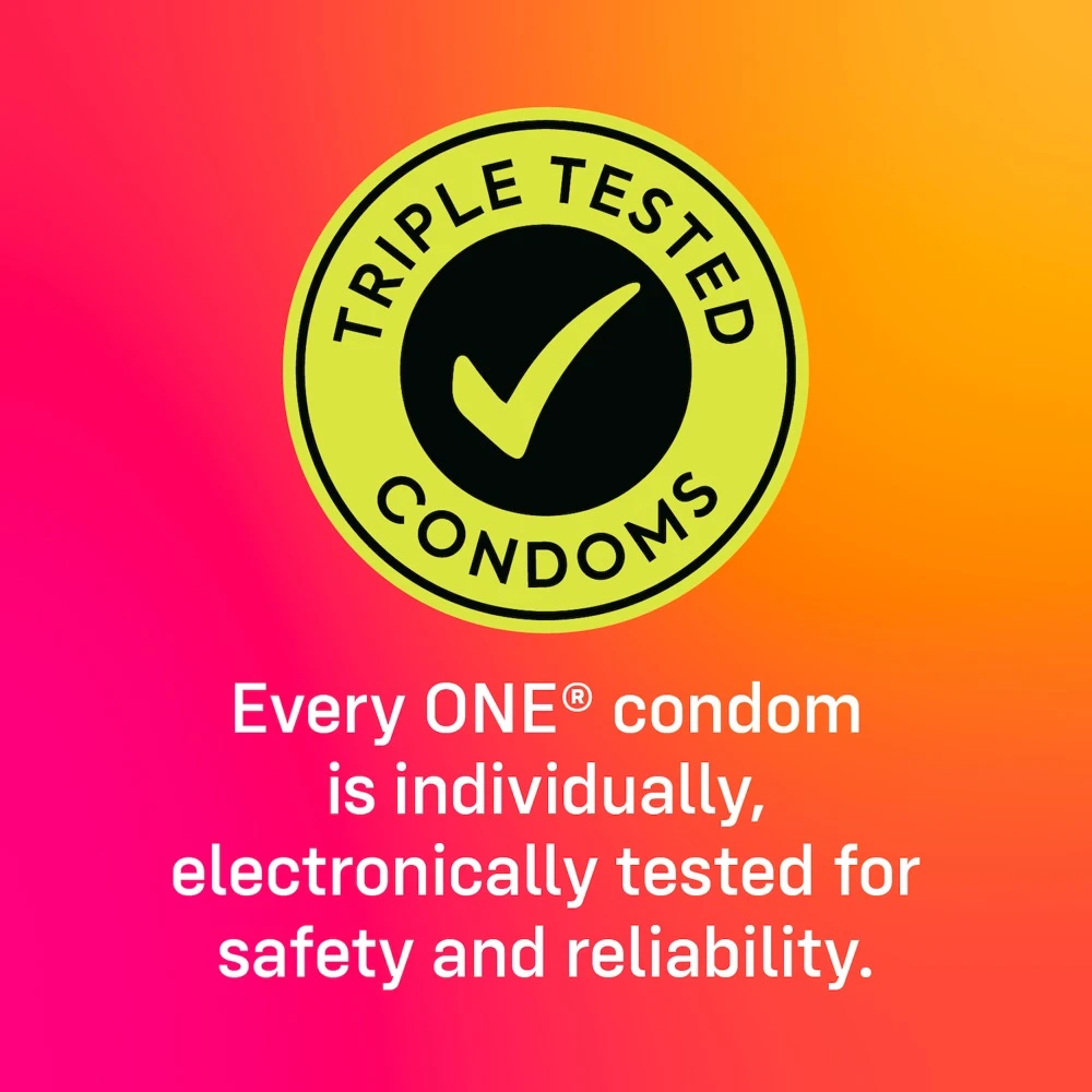 ONE Flavor Waves 12er, ONE Flavor Waves Kondome – Transparente, aromatisierte Kondome in 6 sexy Geschmacksrichtungen, ultraweiches Sensatex-Latex, Silikonöl-befeuchtet, vegan und zuckerfrei für intensiven Genuss