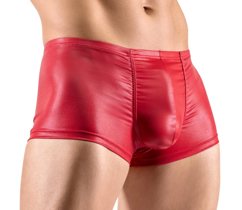 Aufregende Pants im knallroten Glanzlook mit Push-up-Effekt -Elastisch und bequem für perfekten, hautnahen Sitz