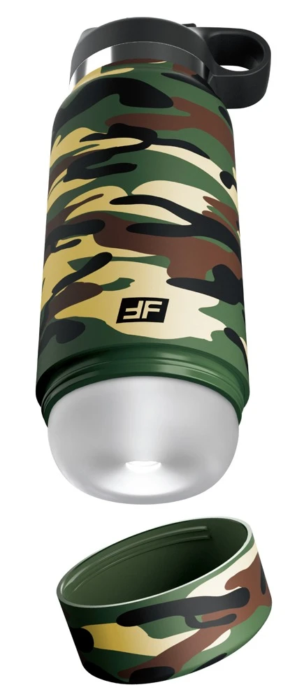 PDX Plus Flask Masturbator in Vagina-Optik Trinkflaschen-Gehäuse Happy Camper