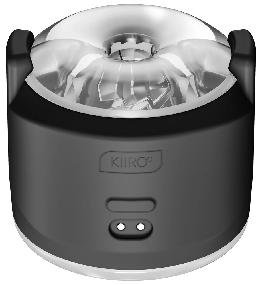Kiiroo Power Shot, Interaktiver Vibro-Masturbator mit intensiven Reizstrukturen, 7 kraftvollen Vibrationsmodi, zwei starken Motoren und individuell anpassbarem Druck für besonders sexy Solo-Momente