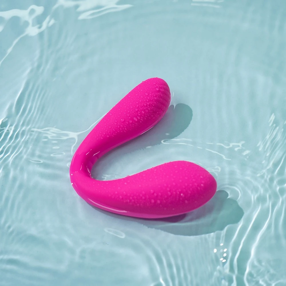 Dolce, Lovense Doppelvibrator mit App-Steuerung für intensive G-Zonen- & Klitoris-Vibrationen freihändig genießen