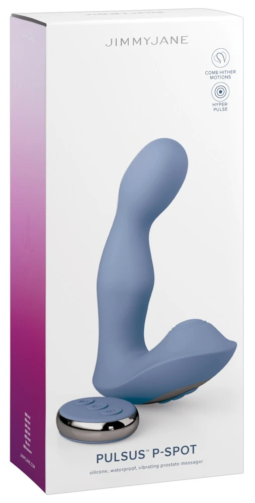 JJ Pulsus P-Spot, Intensive Prostata-Massage: 2 Motoren, 3 Modi & praktische Fernbedienung für gleichzeitige innere & äußere Stimulation