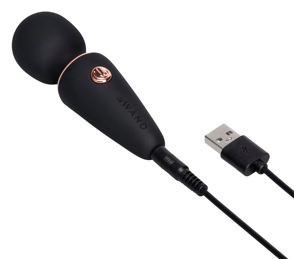 le Wand Mini Microwand, Mini Vibe Microwand von le Wand kompakter Massagestab mit kraftvoller Vibration flüsterleise Bedienung 7 Modi 3 Intensitäten Soft Touch für zuhause und unterwegs