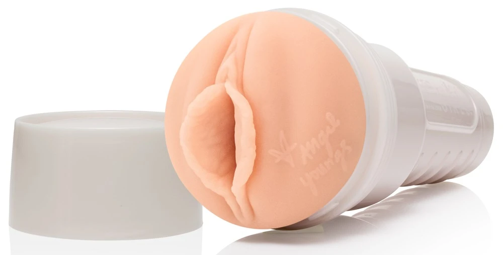 Angel Youngs Sweetness, Fleshlight Angel Youngs Sweetness Masturbator im diskreten Taschenlampen-Design mit original Vagina-Optik, intensiver Innenstruktur und signiertem Sleeve für heiße Solo-Momente