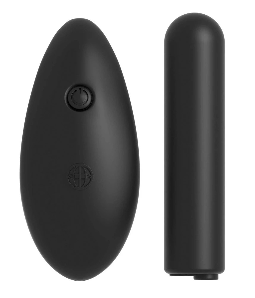 Dieses angenehm weiche Vibrobullet hat nicht nur eine praktische Fernbedienung, sondern auch 10 interessante Vibrationsmodi.