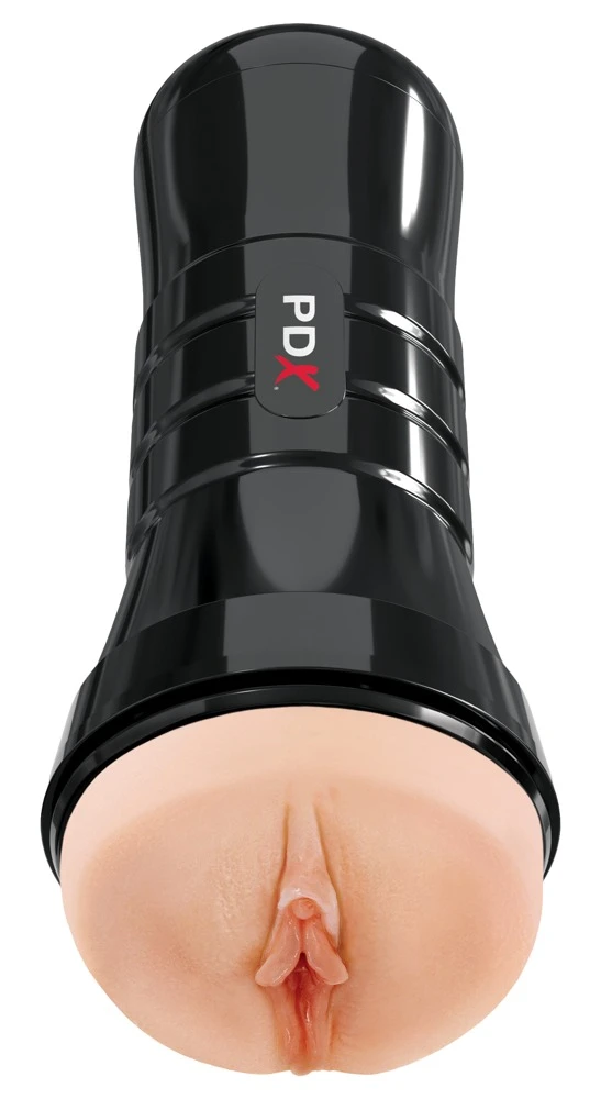 PDXE WetP. Super Juicy XXL Lig, Realistischer Masturbator XXL mit Stimulationsstruktur und Suction Control  für intensives, gleitmittel-freies Vergnügen
