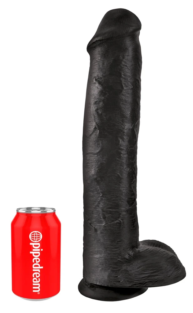 King Cock with Balls Naturdildo im XXL-Format 15 Zoll