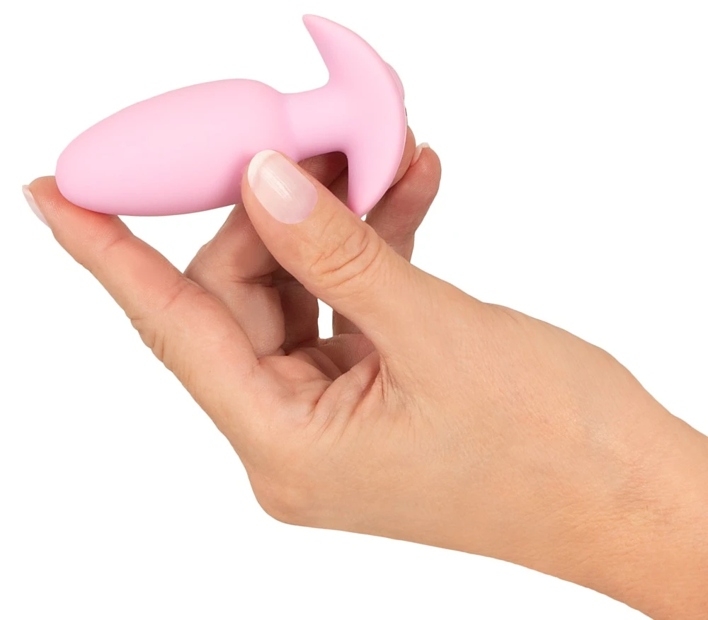 Cuties Vibrating Plug Rose, Analplug mit Vibration Rose von Cuties – kompakter, seidig glatter Plug mit 7 intensiven Vibrationsmodi für prickelndes, freches Analvergnügen
