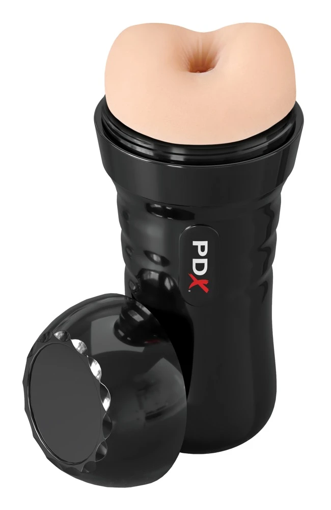 WetBussies-Super Banging Butth, Realistischer Anus-Masturbator mit Saugkontrolle, hautnahes Solo-Vergnügen ganz ohne Gleitmittel, einfach mit Wasser starten!