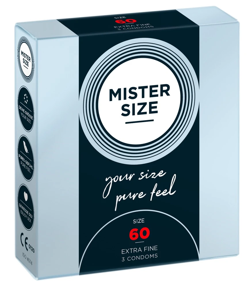 Mister Size 60mm 3er Kondom in individueller Passform