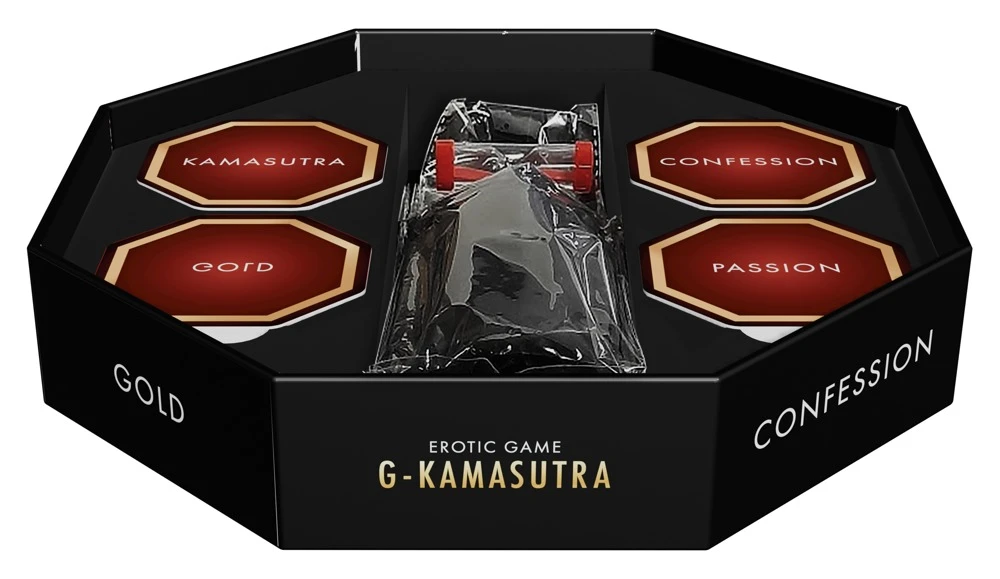 G-Kamasutra - Board Game, G-Kamasutra Erotikspiel für Paare mit Satin-Augenbinde & Peitsche – sinnliche Herausforderungen, die euch näherbringen