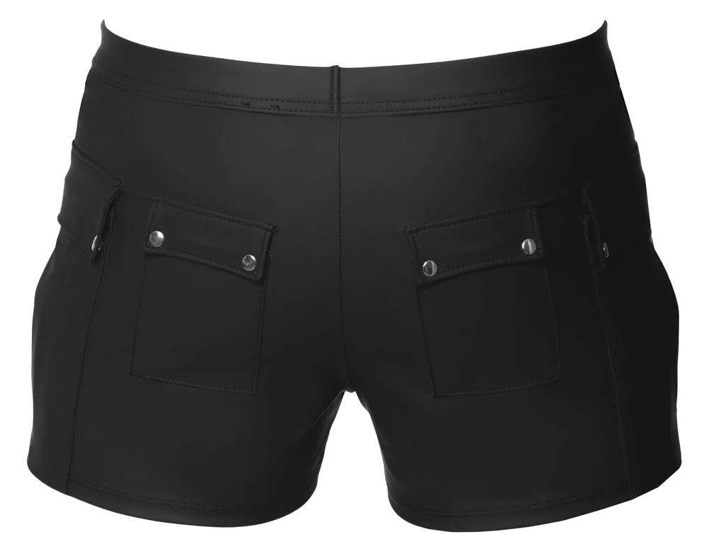 Herren Shorts, elastischem matten Stretchmaterial, Worker-Style, Cargo Look