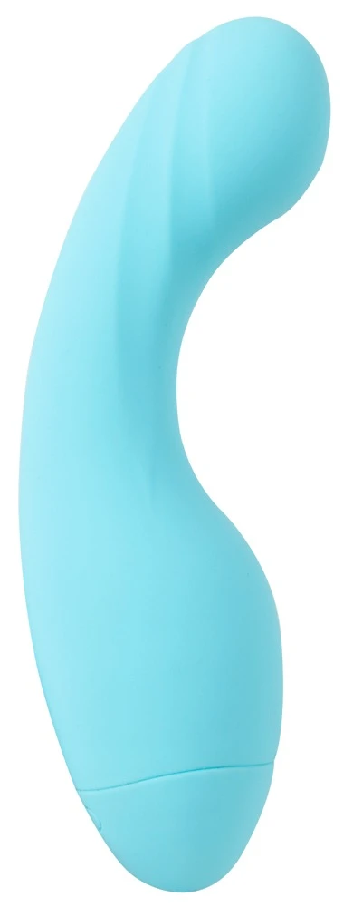Cuties Mini Vibrator Blue, Mini Vibrator G-Punkt kompakter Silikon Vibrator mit 10 Vibrationsmodi für intensive Tiefenstimulation und leisen Genuss Cuties