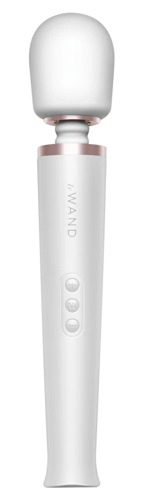 Le Wand Massagestab inkl. Strukturaufsatz 20 Vibrationsmodi in 10 Intensitäten