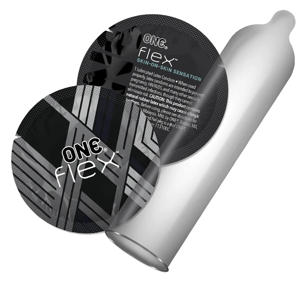 ONE Flex 10er, ONE Flex Graphen Kondome ultradünn – Ultraweiches Sensatex-Latex mit Premium-Gleitmittel, 85% mehr Körperwärme für intensives Hautgefühl