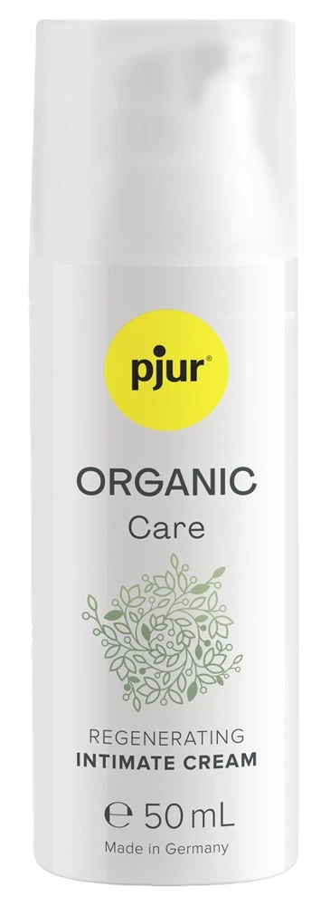 pjur ORGANIC Care 50 ml, Intim-Pflegecreme ORGANIC Care spendet Feuchtigkeit, beruhigt und stärkt die Hautelastizität
