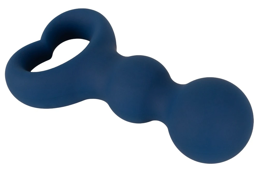 Analplug Herz blau