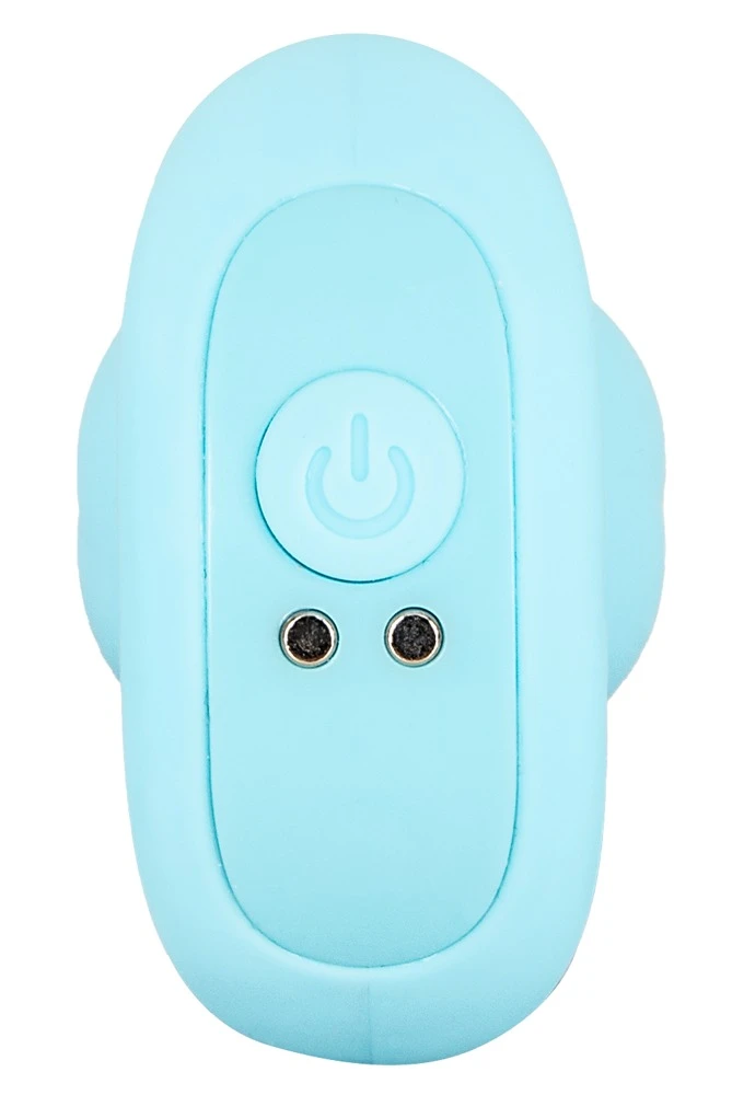 Cuties Vibrating Plug Blue, Vibrating Mini Butt Plug Blue von Cuties – kleiner, kraftvoll vibrierender Analplug mit 7 intensiven Modi für prickelnd-spielerische Lustmomente