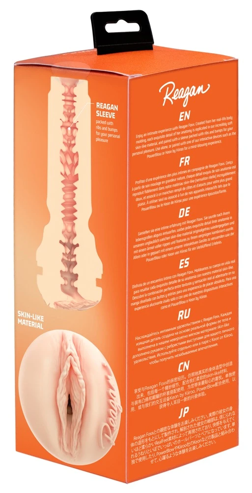Feel Reagan Foxx PBC, Realistisches Vergnügen: Feel Reagan Foxx Masturbator mit originaler Vulva-Abformung & stimulierender Innenstruktur!