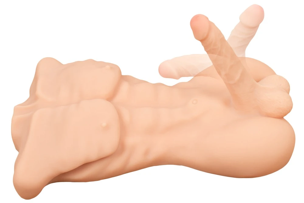 Realistixxx Deluxe Man, intensive Lustmomente mit dem realistischen Männer-Torso von realistixxx -  flexibler Penis, hautähnliche Haptik & mehr