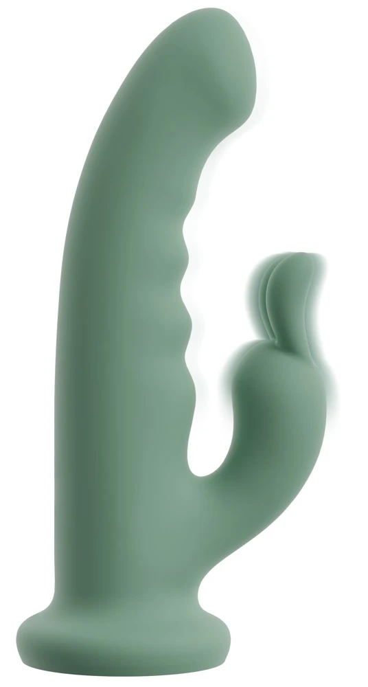 beau coeur Luvio Rotating Soft, Rabbitvibrator mit Saugfuß LUVIO Soft Rotating Vibrator von beau cœur mit 2 leisen Power Motoren rotiert und vibriert in 10 Modi