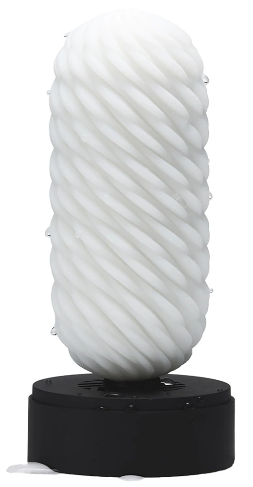 Tenga 3Dx FLOW, TENGA 3Dx FLOW Wiederverwendbarer Masturbator Softmasturbator 3D Reliefstruktur elastisches Material Handjob Toy inkl. Gleitgel