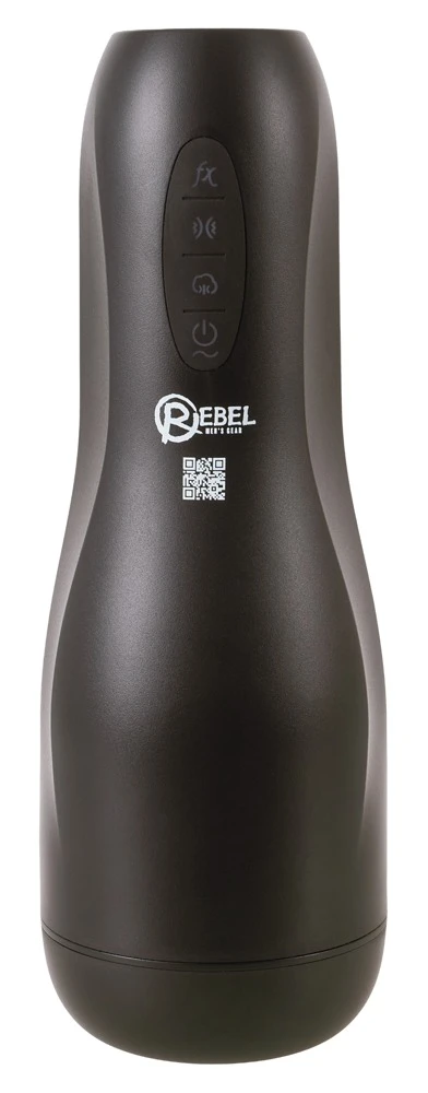 Rebel Masturbator Squeeze, Suc, Masturbator mit Squeeze-Massage, intensiver Saugfunktion und 10 kraftvollen Vibrationsmodi für dreifachen Genuss von Rebel