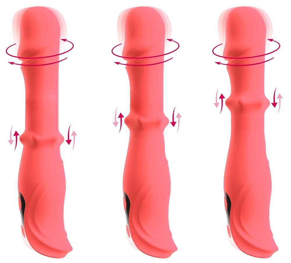 beau coeur Oryvia Slide Ring V,  beau cœur ORYVIA Slide Ring Vibrator mit rotierendem Kopf & 9 Vibro-Modi für intensive Höhepunkte