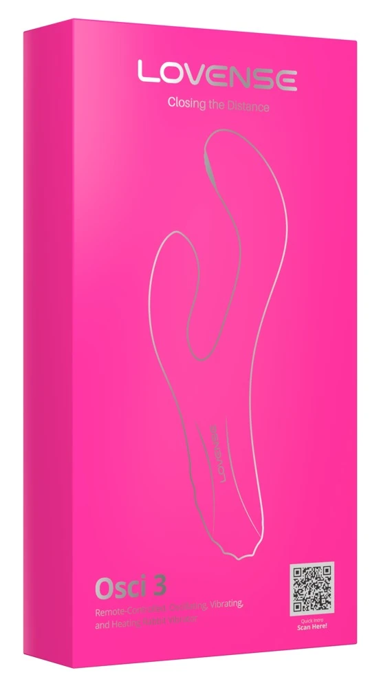 Osci 3, Lovense Osci 3 Rabbitvibrator mit Wärmefunktion & Pulse Vibes für prickelndes Spiel voller Intensität