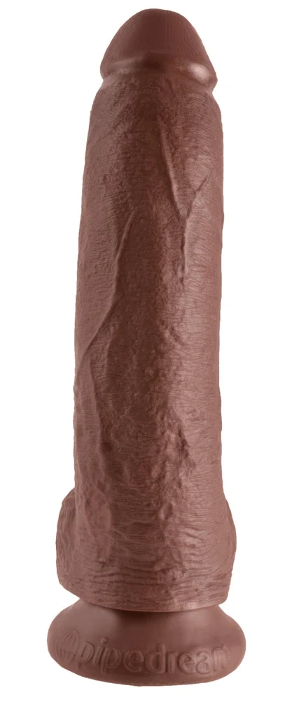 KC 9 Cock with Balls Naturdildo mit griffigen Hoden