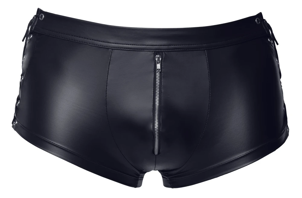 Betonende eng geschnittene Pants von Svenjoyment aus leichtem Stretchmaterial mit trendigem matten Finish.