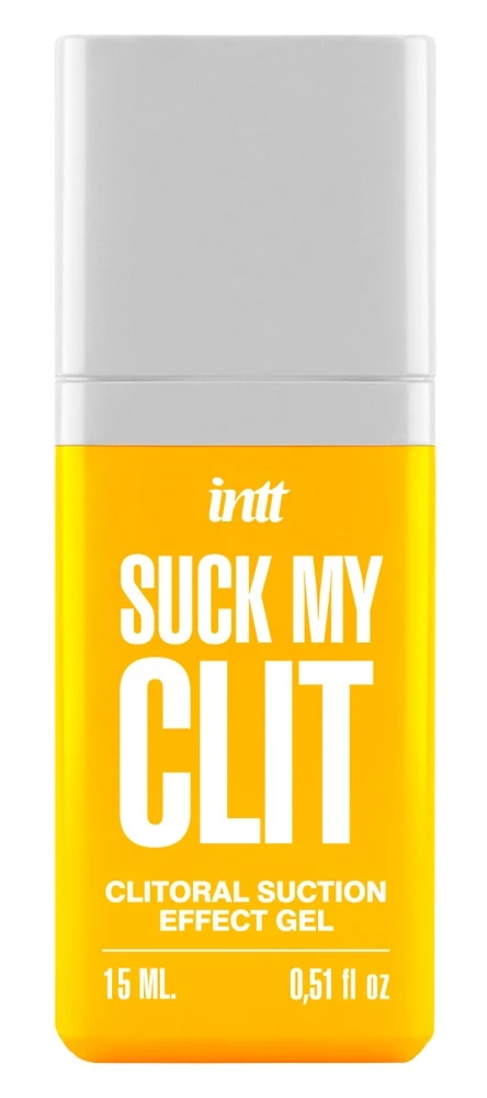 Suck My Clit Tropcial Mango 15 ML, Klitoris Stimulationsgel Mango mit Saug- Vibrations- & Kühleffekt für prickelnde erotische Spiele