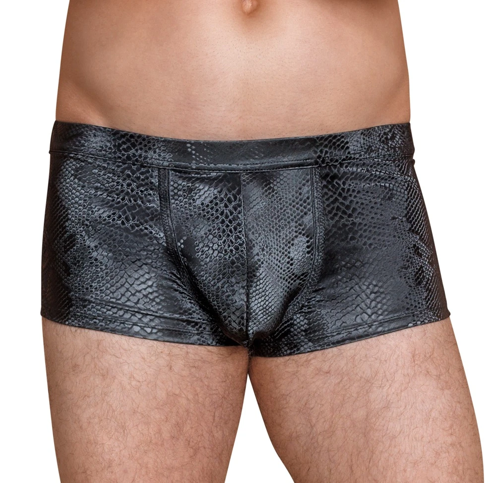 Trendige Pants von NEK in mattglänzend schillernder Schlangenhaut-Optik. Weich und elastisch für hohen Tragekomfort.