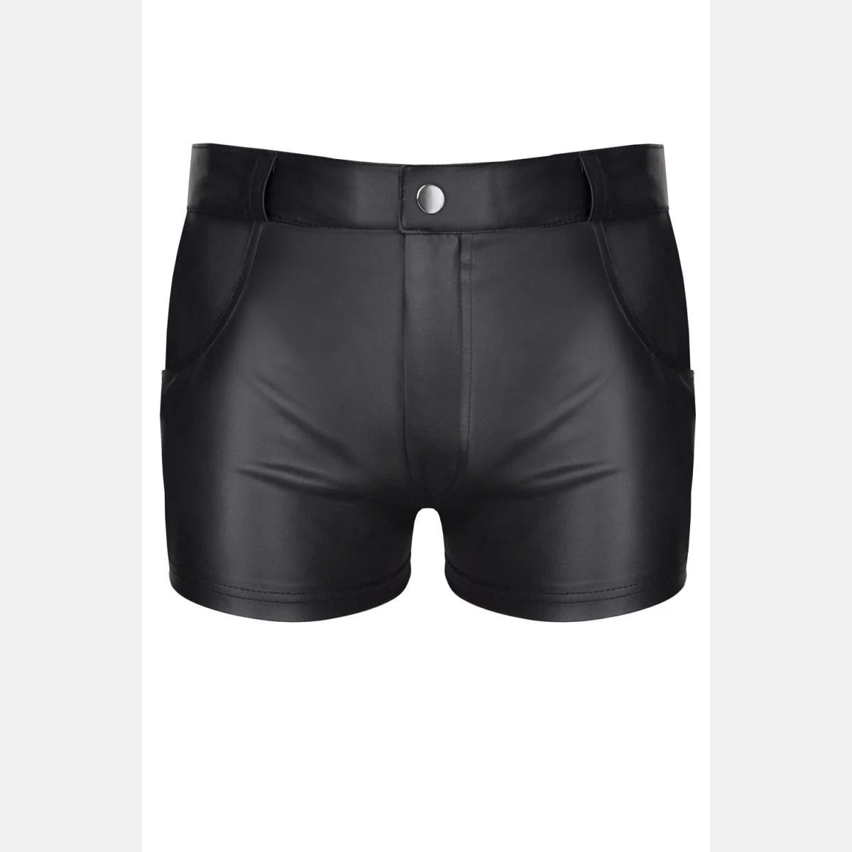 Herren Shorts aus flexiblem Wetlook von Regnes Fetish Planet