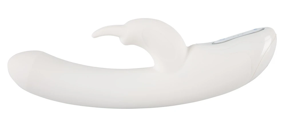 PP Dreiklang, Rabbitvibrator Drei Klang von Pepper Parties mit 3 leisen Motoren, 7 Vibrationsmodi, geschwungenem Design und Soft-Touch-Oberfläche für gezielte Stimulation von G-Zone und Klitoris in stilvoller Eleganz