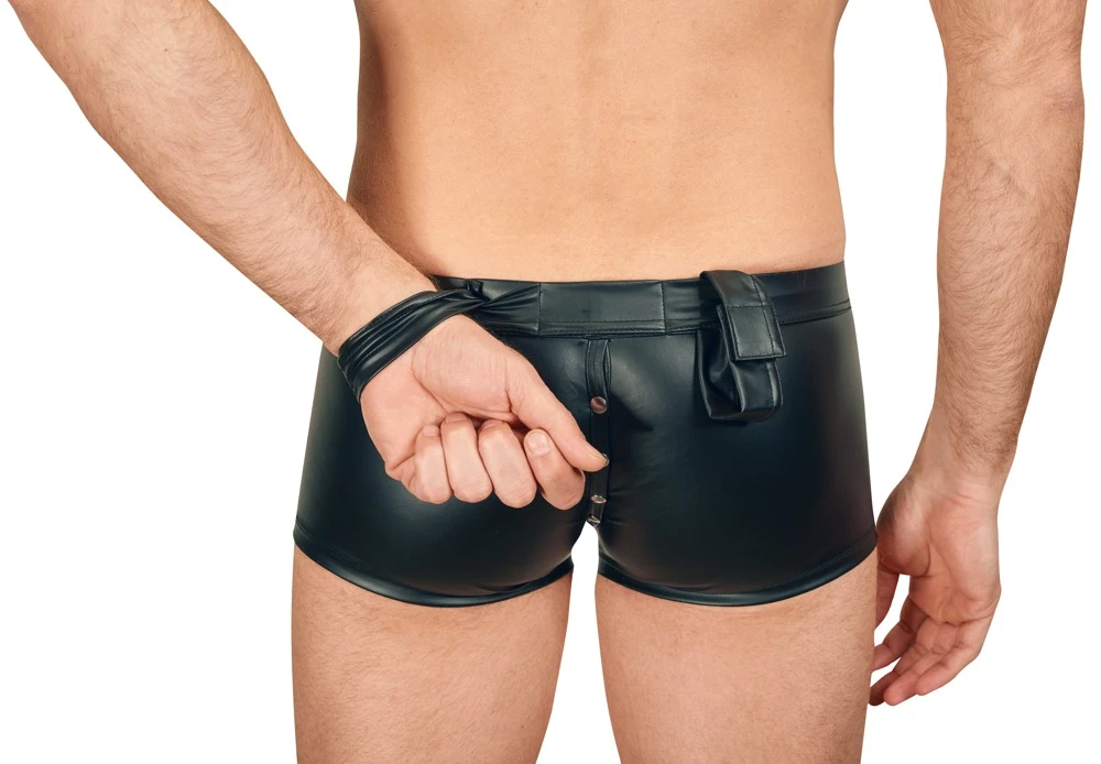Schwarze Pants von Svenjoyment Bondage im edlen Mattlook. Elastisch und anschmiegsam für hohen Tragekomfort.