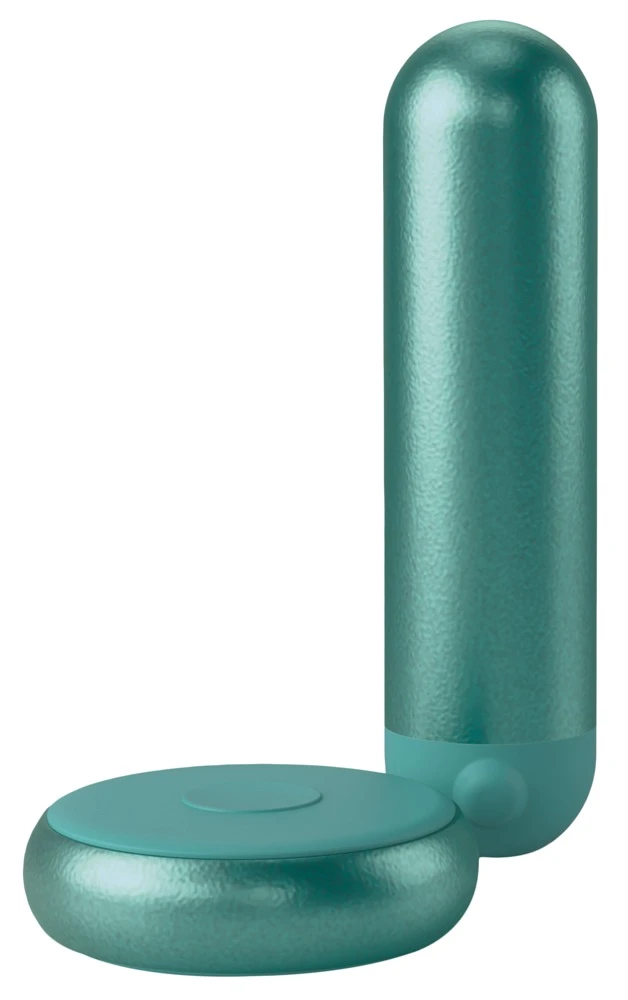 JJ Mini Chroma Teal, Minivibrator mit Fernbedienung: 10 Vibrationsmodi, wasserdicht & seidig glatte Oberfläche für aufregende Spielereien!